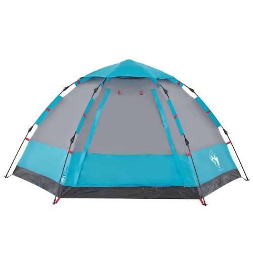 Šator s kabinom za kampiranje za 4 osobe plavi brzo otpuštanje - Plava 273 x 273 x 129 cm 1 Cijena