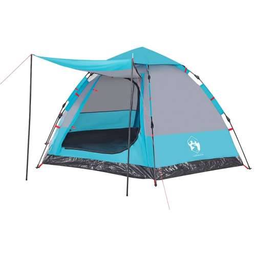 Šator s kabinom za kampiranje za 4 osobe plavi brzo otpuštanje - Plava 273 x 273 x 129 cm 1 Cijena