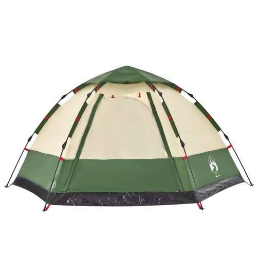 Šator s kabinom za kampiranje za 4 osobe zeleni brzo otpuštanje - Zelena 273 x 273 x 129 cm 1 Cijena
