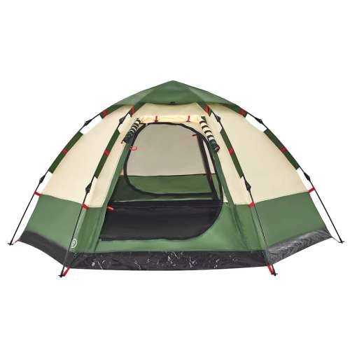Šator s kabinom za kampiranje za 4 osobe zeleni brzo otpuštanje - Zelena 273 x 273 x 129 cm 1 Cijena