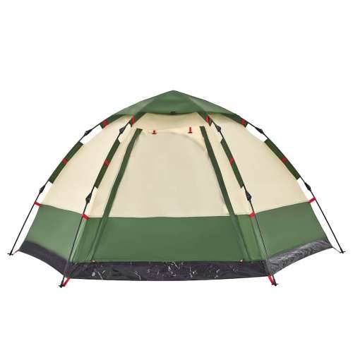 Šator s kabinom za kampiranje za 4 osobe zeleni brzo otpuštanje - Zelena 273 x 273 x 129 cm 1 Cijena