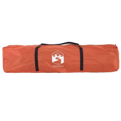 Šator s kabinom za kampiranje za 4 osobe brzo otpuštanje - Siva i narančasta 273 x 273 x 129 cm 1 Cijena