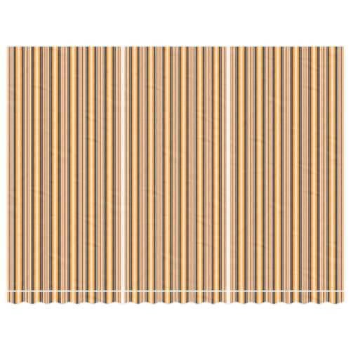 Platno za tendu - Zamjenska tkanina za tendu raznobojna prugasta 5 x 3,5 m - Narančasta i crna 500 x 350 cm 1 Cijena