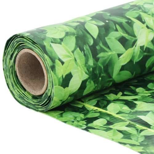 Balkonski zaslon za privatnost s izgledom biljke 600x120 cm PVC - Zelena 600 x 120 cm 1 Cijena