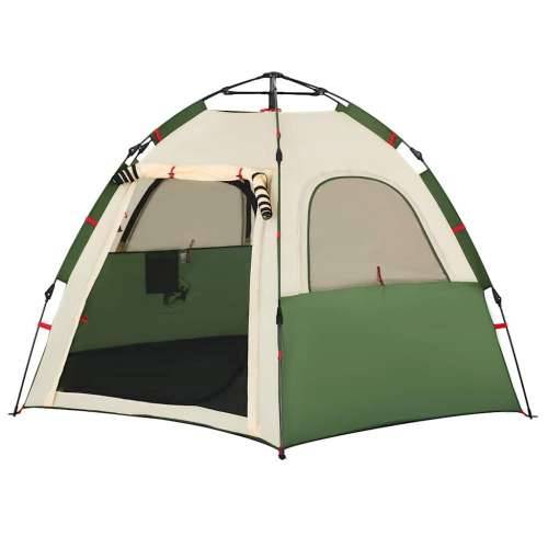 Šator s kabinom za kampiranje za 4 osobe zeleni brzo otpuštanje - Zelena 260 x 217 x 150 cm 1 Cijena