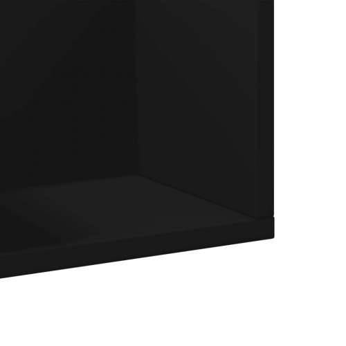 Zidni ormarići 2 kom crni 99x18x16,5 cm od konstruiranog drva - Crna 99 x 18 x16,5 cm 2 1 Cijena