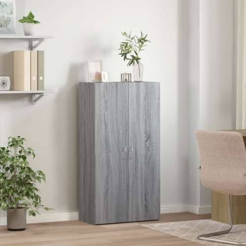 Ormarić za spise boja hrasta 60x32x115 cm od konstruiranog drva - Sivi hrast sonoma 60 x 32 x 115 cm 1 Cijena