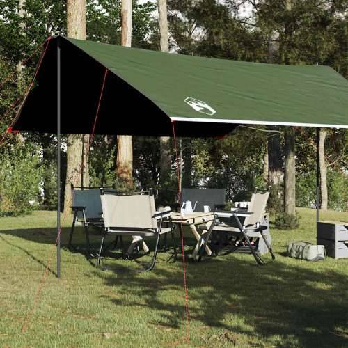Cerada za kampiranje zelena 460 x 305 x 210 cm vodootporna - Zelena taft 1 Cijena