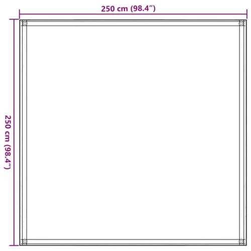 Tepih za šator svijetlozeleni 250 x 250 cm HDPE - Svijetlo zelena 250 x 250 cm 1 Cijena