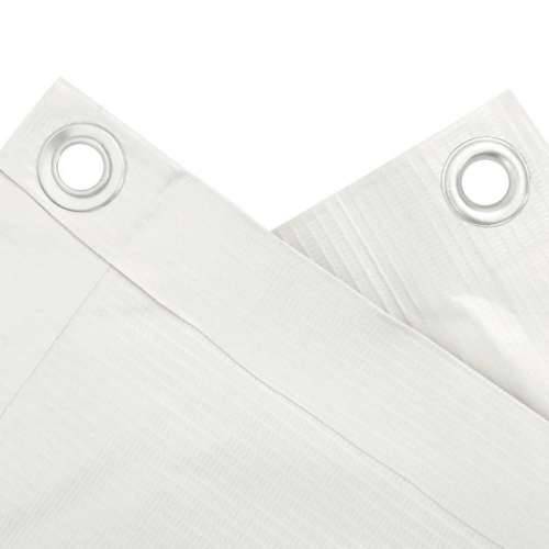 Balkonski zaslon za privatnost bijeli 500 x 90 cm PVC - Bijela 500 x 90 cm 1 Cijena