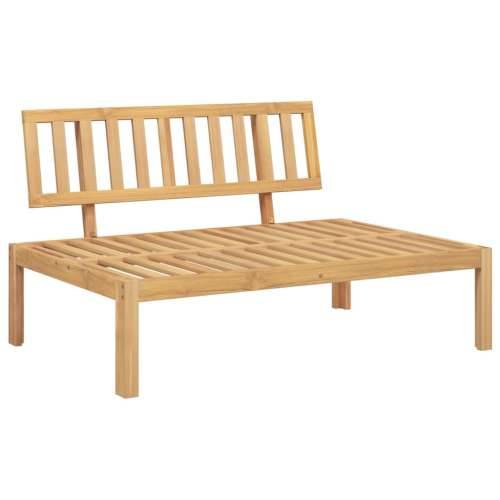 Vrtna garnitura - 3-dijelni set vrtnih sofa od paleta s jastucima od drva bagrema - Antracit 1 Svjetlosmeđa Cijena