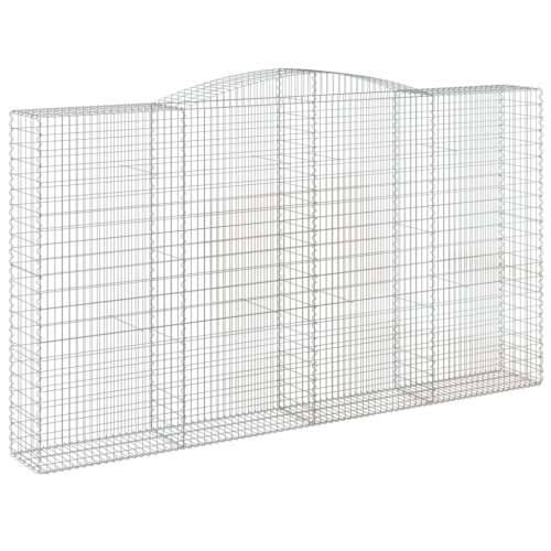 Lučne gabionske košare 8 kom 400x50x220/240cm pocinčano željezo - 400 x 50 x 220/240 cm 8 Cijena