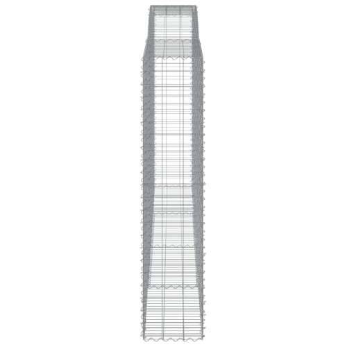 Lučne gabionske košare 8 kom 400x50x220/240cm pocinčano željezo - 400 x 50 x 220/240 cm 8 Cijena