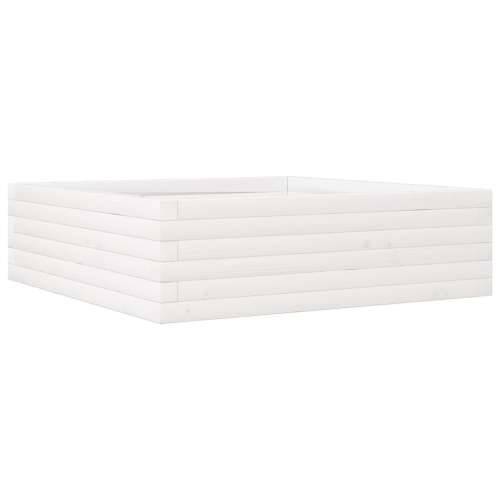 Vrtna sadilica bijela 80 x 80 x 23 cm od masivne borovine Bijela 80 x 80 x 23 cm 1 Cijena