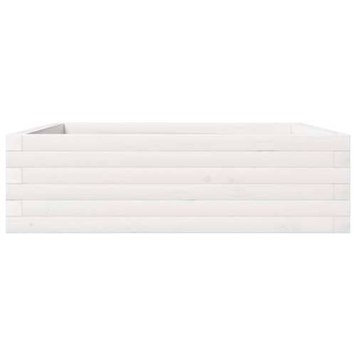 Vrtna sadilica bijela 80 x 80 x 23 cm od masivne borovine Bijela 80 x 80 x 23 cm 1 Cijena