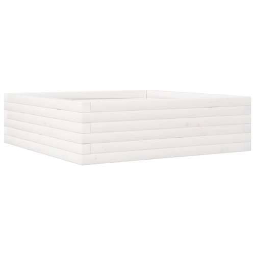 Vrtna sadilica bijela 80 x 80 x 23 cm od masivne borovine Bijela 80 x 80 x 23 cm 1 Cijena