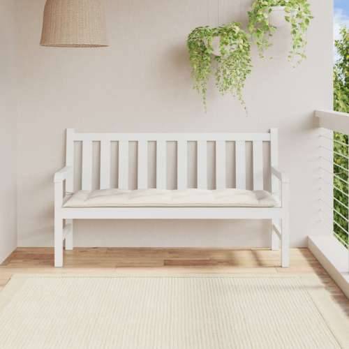 Jastuk za vrtnu klupu prošarano krem 150 x 50 x 7 cm od tkanine - prošarana krem 150 x 50 x 7 cm 1 Cijena