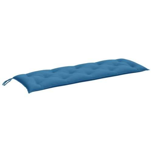 Jastuk za vrtnu klupu prošarano plavi 150 x 50 x 7cm od tkanine - prošarana plava 150 x 50 x 7 cm 1 Cijena