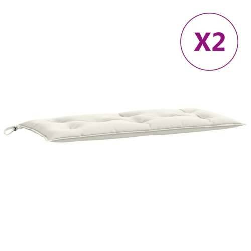 Jastuci za vrtnu klupu 2 kom krem 100x50x7 cm od tkanine prošarana krem 100 x 50 x 7 cm 1 Cijena