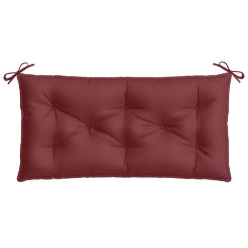 Jastuci za vrtnu klupu 2 kom Crvena vina 100x50x7 cm tkanina - prošarana crvena boja vina 100 x 50 x 7 cm 1 Cijena