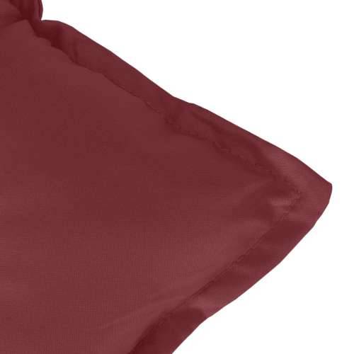 Jastuci za vrtnu klupu 2 kom Crvena vina 100x50x7 cm tkanina - prošarana crvena boja vina 100 x 50 x 7 cm 1 Cijena