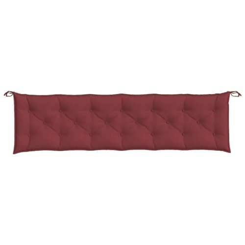 Jastuci za vrtnu klupu 2 kom Crvena vina 200x50x7 cm tkanine - prošarana crvena boja vina 200 x 50 x 7 cm 1 Cijena