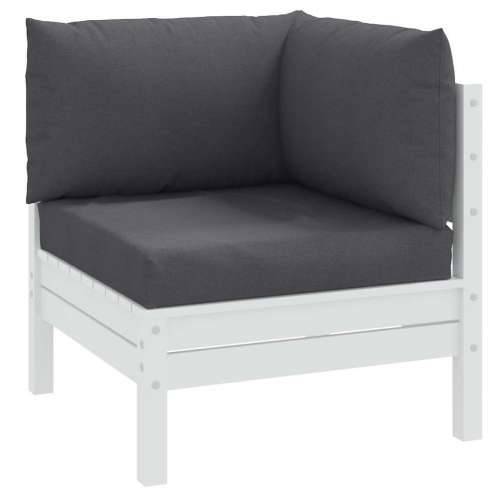 Jastuci za palete 3 kom prošarano antracit od tkanine Antracit 1 kutna sofa Cijena