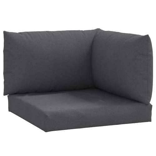 Jastuci za palete 3 kom prošarano antracit od tkanine Antracit 1 kutna sofa Cijena