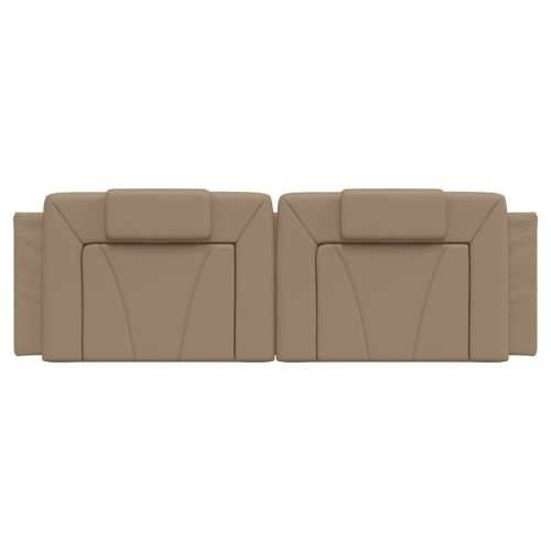Jastuk za uzglavlje boja cappuccina 160 cm od umjetne kože - Boja cappuccina 160 cm 1 Cijena