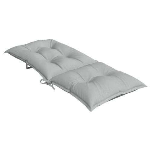 Jastuci za stolice 2 kom svjetlosivi 120x50x7 cm od tkanine - prošarana svjetlosiva 120 x 50 x 7 cm 2 Cijena