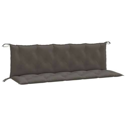 Jastuci za vrtnu klupu 2 kom tamnosivi 180x50x7 cm tkanine - prošarana tamnosiva 180 x 50 x 7 cm 1 Cijena
