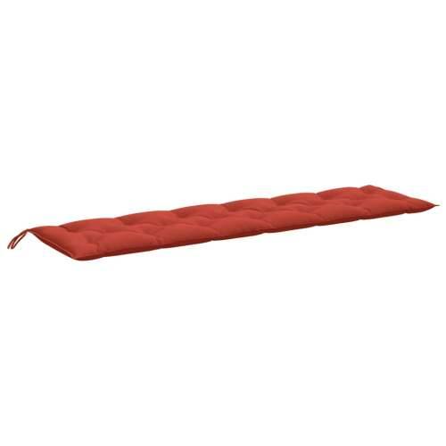 Jastuci za vrtnu klupu 2 kom Crvena vina 200x50x7 cm tkanina - prošarana crvena 200 x 50 x 7 cm 1 Cijena
