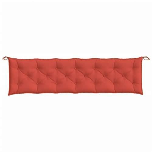 Jastuci za vrtnu klupu 2 kom Crvena vina 200x50x7 cm tkanina - prošarana crvena 200 x 50 x 7 cm 1 Cijena