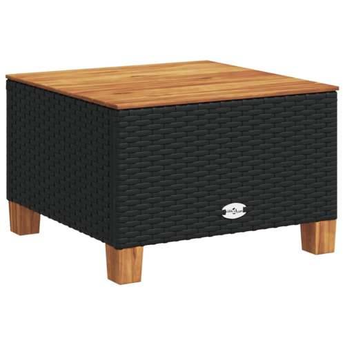 Vrtna garnitura - 9-dijelni set vrtnih sofa s jastucima crni od poliratana - Crna Puno tkanje 1 Cijena