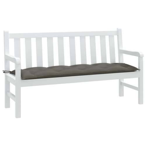 Jastuk za vrtnu klupu prošarano tamnosivi 150x50x7 cm tkanine - prošarana tamnosiva 150 x 50 x 7 cm 1 Cijena