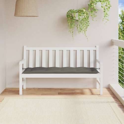 Jastuk za vrtnu klupu prošarano tamnosivi 150x50x7 cm tkanine - prošarana tamnosiva 150 x 50 x 7 cm 1 Cijena