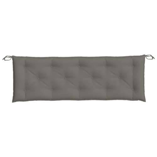 Jastuk za vrtnu klupu prošarano tamnosivi 150x50x7 cm tkanine - prošarana tamnosiva 150 x 50 x 7 cm 1 Cijena