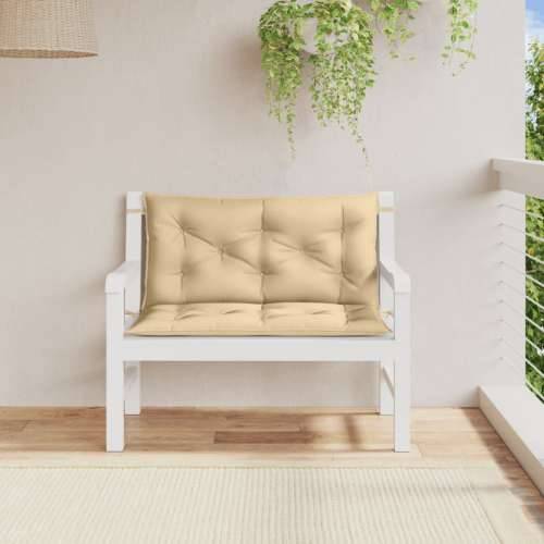 Jastuci za vrtnu klupu 2 kom bež 100x50x7 cm tkanine - prošarana bež 100 x 50 x 7 cm 1 Cijena
