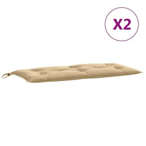 Jastuci za vrtnu klupu 2 kom bež 100x50x7 cm tkanine - prošarana bež 100 x 50 x 7 cm 1 Cijena