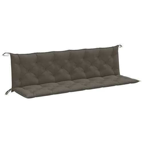 Jastuci za vrtnu klupu 2 kom tamnosivi 200x50x7 cm tkanine - prošarana tamnosiva 200 x 50 x 7 cm 1 Cijena
