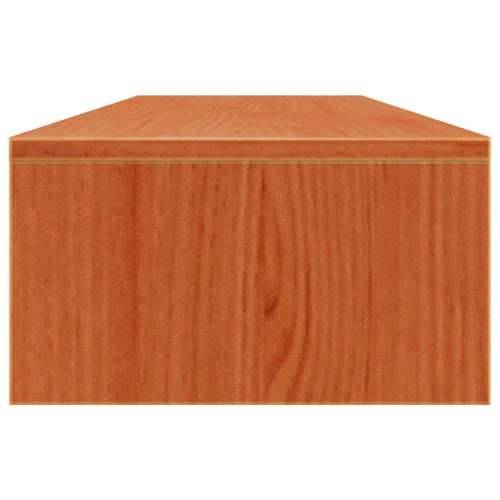 Stalak za monitor voštano smeđi 100x27x15cm od borovine - Voštano smeđa 1 Cijena