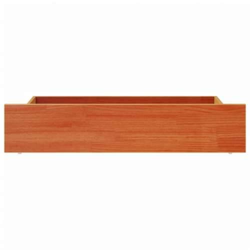 Ladice za krevet 4 kom voštano smeđe od masivne borovine - Voštano smeđa 95 x 57 x 18 cm Cijena