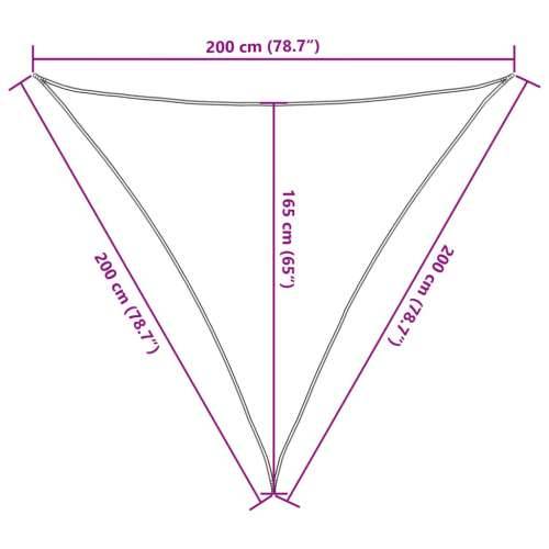 Jedro za zaštitu od sunca svjetlosivo 2x2x2 m 100% poliestera Oxford - Svjetlosiva 2 x 2 x 2 m 1 Cijena