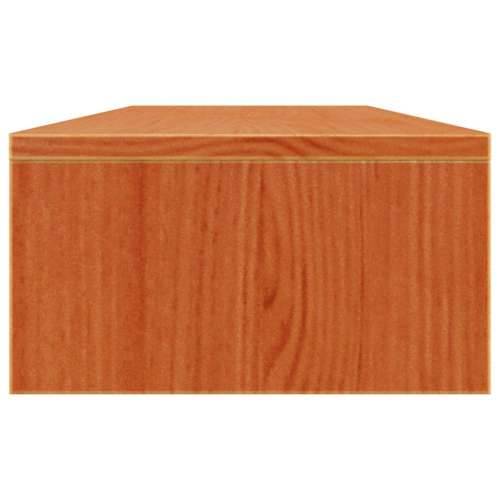 Stalak za monitor voštano smeđi 100x24x13cm od borovine - Voštano smeđa 1 Cijena