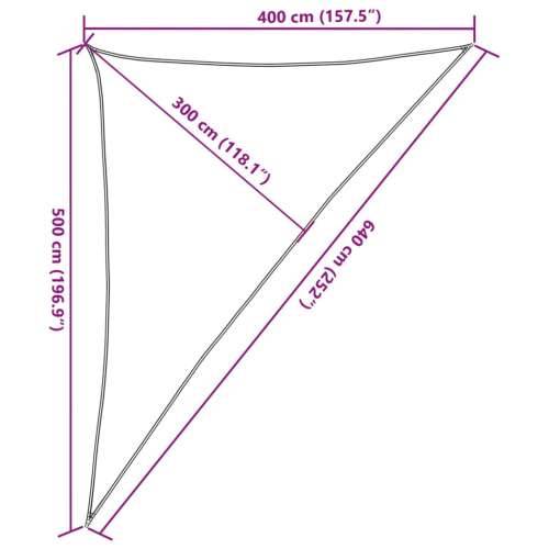 Jedro za zaštitu od sunca svjetlosivo 4x5x6,4 m 100% poliester Oxford - Svjetlosiva 4 x 5 x 6.4 m 1 Cijena