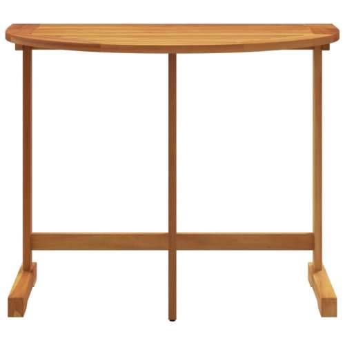 Sklopivi balkonski stol 90x60x72 cm od masivnog bagremovog drva - 1 polukružni Cijena