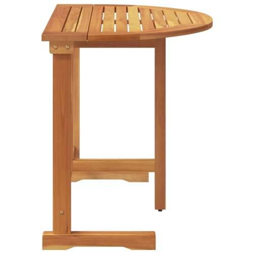 Sklopivi balkonski stol 90x60x72 cm od masivnog bagremovog drva - 1 polukružni Cijena