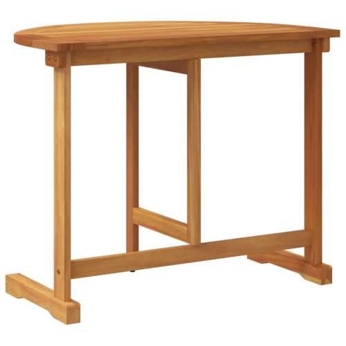 Sklopivi balkonski stol 90x60x72 cm od masivnog bagremovog drva - 1 polukružni Cijena