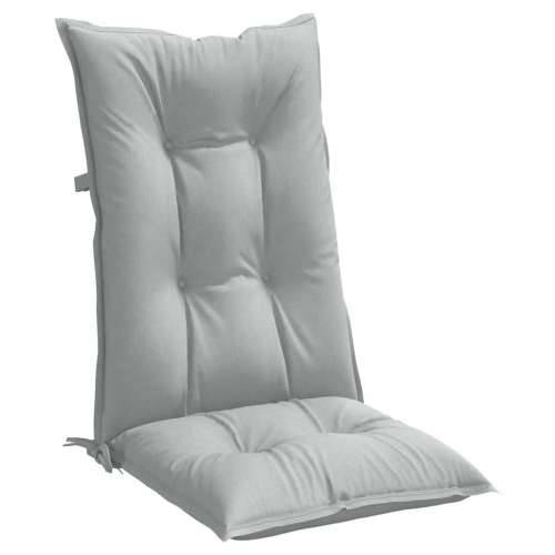 Jastuci za stolice 4 kom svjetlosivi 120 x 50 x 7 cm od tkanine - prošarana svjetlosiva 120 x 50 x 7 cm 4 Cijena