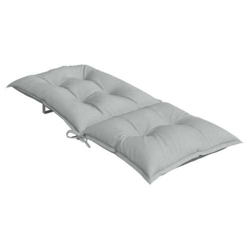 Jastuci za stolice 4 kom svjetlosivi 120 x 50 x 7 cm od tkanine - prošarana svjetlosiva 120 x 50 x 7 cm 4 Cijena